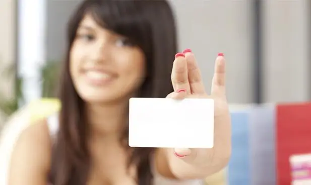 Glossy White Blank Plastic PVC Business Card Good For ID Badge Printers Graphic-Thickness 0.75mm 30mil