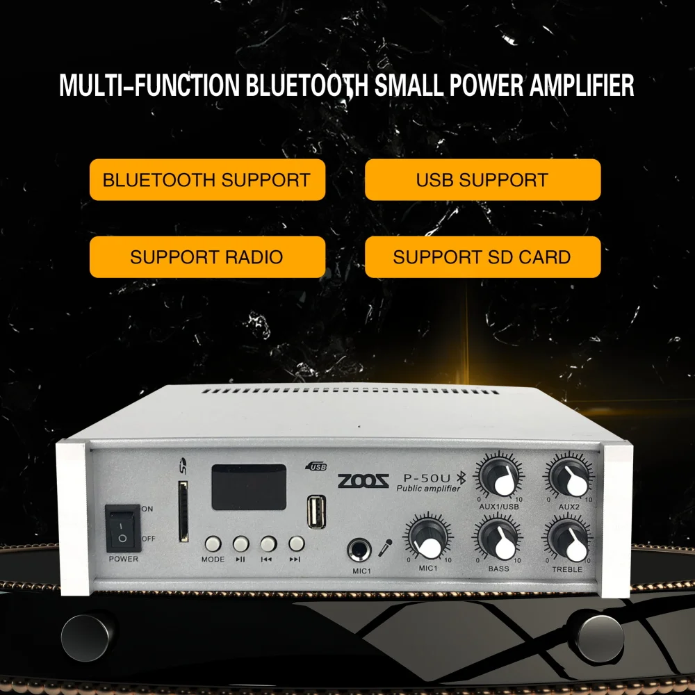 P 50U 50 Вт bluetooth усилитель мощности nobsound mini аналоговый usb/fm Усилитель в магазине