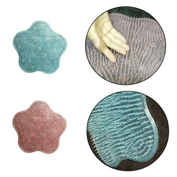 

Bath Massage Pad Silicone Suction Cup Non-slip Bathroom Shower Mat L5 #4