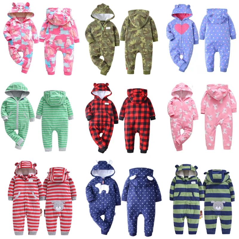 baby fleece onesie with feet