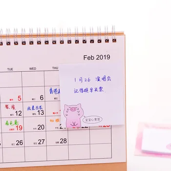 

Korean Cute Pig Emotion Memo Pad Kawaii Notepad Sticky Notes Memopad Stationery Index Card School Office Decor Post Stationary