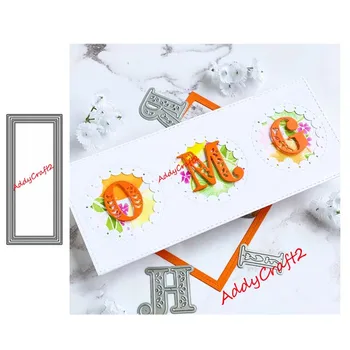 

New Metal cutting dies Rectangular dotted frame mold Scrapbook paper craft knife mould blade punch 2020