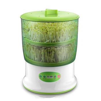

220V Home Use Intelligence Bean Sprouts Machine Large Capacity Thermostat Green Seeds Growing Automatic Bean Sprout Machine Wit