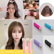 

Hair Root Clip Curly Air Bangs Curling Tube Artifact Ladies Head Fluffy Hair Clips Soft Hair Curler No Heat Styling Tools