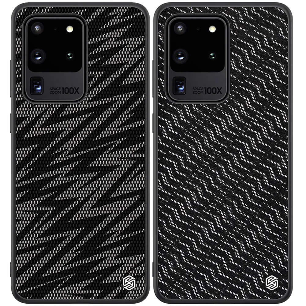 Nillkin мерцающий чехол для Samsung Galaxy S20 Ultra Plus протектор Зебра питон | Мобильные