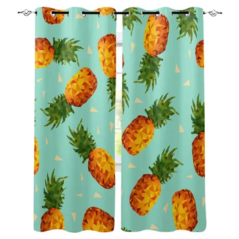 

Fish Color Fish Sea Window Curtains LivingRoom Kitchen Curtains for Bedroom Left and Right Biparting Open Curtains