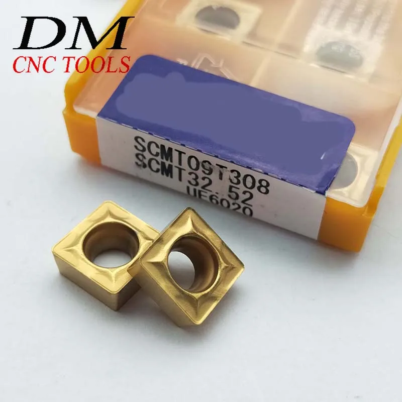 

10pcs SCMT09T308 UE6020 SCMT32.52 cnc carbide insert lathe turning tool carbide inserts for SSKCR/SSSCR Turning Tool inserts of
