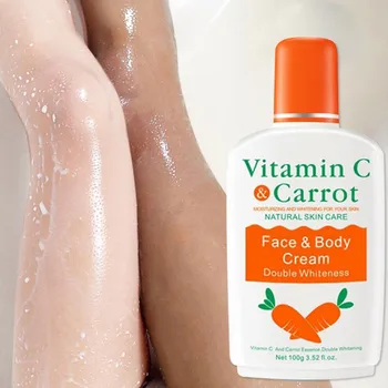

100ml Vitamin C Carrot Bleaching Body Cream Skin Whitening Moisturizing Body Lotion Skin Brightening Cream Body Skin Care