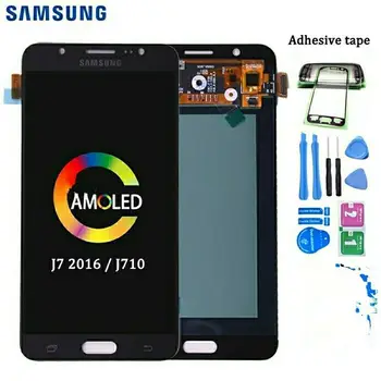 

Pantalla Táctil Display LCD Touch Screen Samsung J7 2016 J710 Amoled Negro