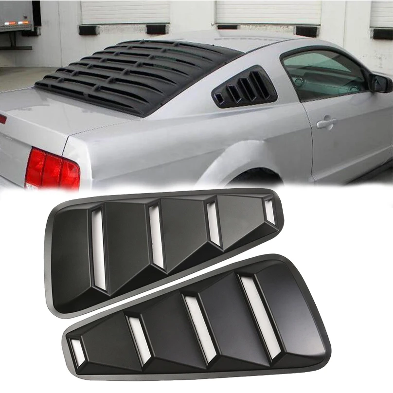

Side Window Louvers Scoop Cover Vent For Ford/Mustang 2005 2006 2007 2008 2009 2010 2011 2012 2013 2014 Accessories