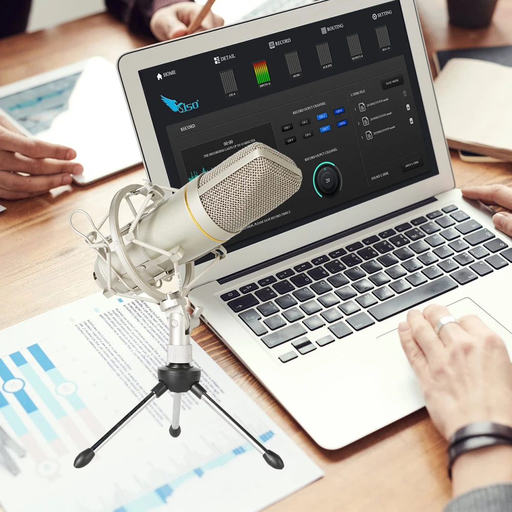 Free Shipping!!! Top Condenser Sound Recording