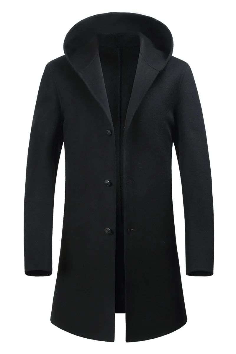 

Season Big Code Man Fat Man Plus Fat Increase Medium Length Money Lian Cap Wool What About Coat Double-sided What About Cashmere