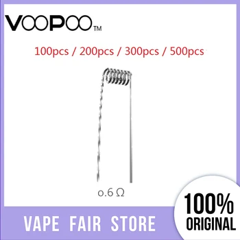 

100pcs/pack Original VOOPOO 0.6ohm PnP-RBA Prebuilt Coil For Voopoo VINCI/VINCI X /VINCI R Vape Kit E-cig VOOPOO 0.6ohm RBA Coil