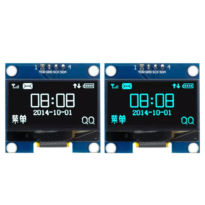 100 шт./лот 1 3 OLED модуль белый/синий цвет 128X64 дюймов ЖК дисплей светодиодный для
