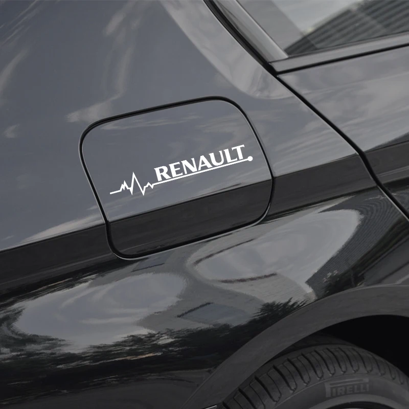 1 шт. наклейки на автомобильные масляные крышки наклейки для Renault koleos duster megane 2 logan renault clio автомобильные аксессуары - изображение