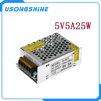 

Single Output Switching power supply 5V 5A 25W Transformer 110V 220V AC To DC 5 V SMPS For Electronics Led Strip Display