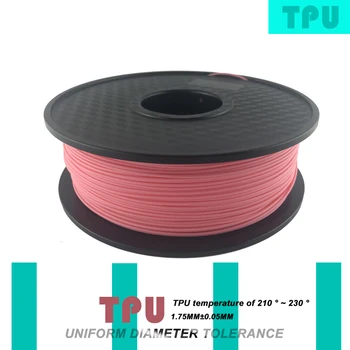 

3D Printer 1KG 1.75mm TPU Filament Printing Materials Colorful For 3D Printer Extruder Pen Rainbow Plastic Accessories