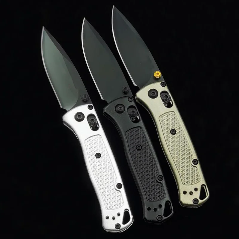 Benchmade 533 складной нож для кемпинга с металлической ручкой наружные безопасные