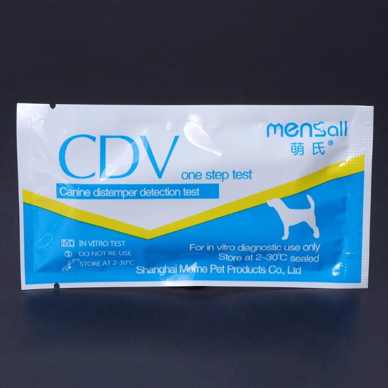 Тестовая Бумага для определения здоровья собак дома для вируса Parvovirus CDV/CPV