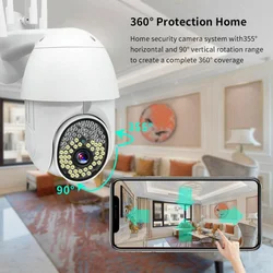 Câmera wi fi ao ar livre câmera ip 1080p velocidade sem fio dome câmeras de segurança 2mp ir casa ao ar livre vigilância