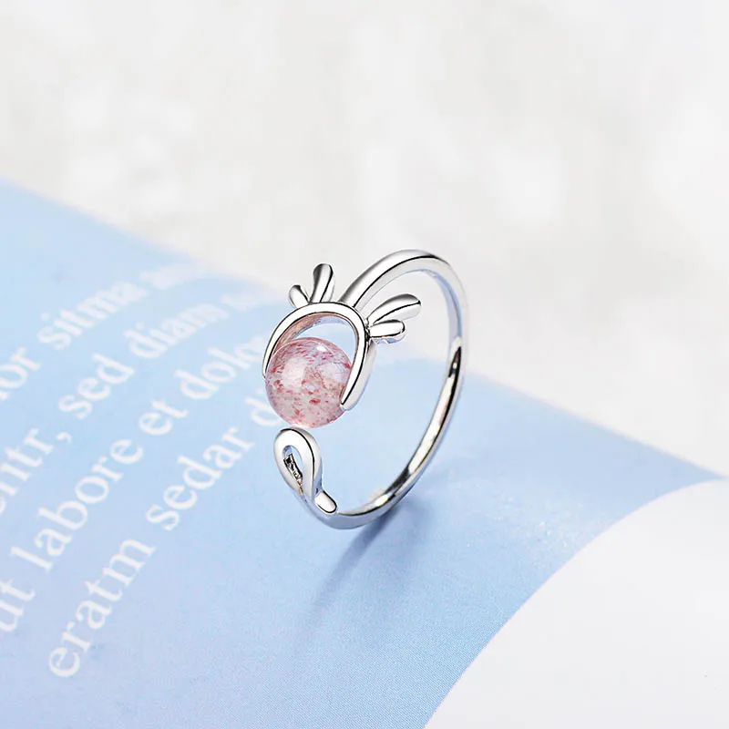 Bague Ringen, серебро 925, Ювелирное кольцо, открытое регулируемое женское серебряное кольцо на палец с круглым гранатовым драгоценным камнем, обручальное модное ювелирное изделие