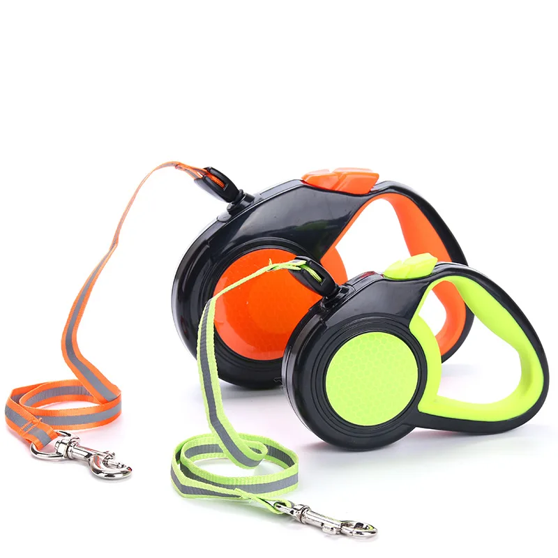 

Automatic Retractable Dog Leashes ABS Nylon Walking Night Running Reflective Leads Leash For Small Medium Large Dogs 3 M 5 M 8 M