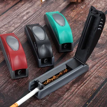 

1Pc 8mm Tube Rolling Tobacco Maker Machine Cigarette Filling Machine Plastic Manual Single Tube Cigarette Injector Roller