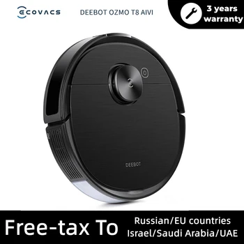 شراء2020 جديد Ecovacs Deebot OZMO T8 AIVI منظف آلي فراغ مع متعدد الأرضيات التطهير روبوت لأغراض التنظيف الأصلي