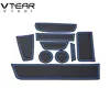 Vtear For Lada granta Anti-Slip mat anti slip gate slot cup pad door Interior decoration car-styling accessories sticky part ► Photo 1/6