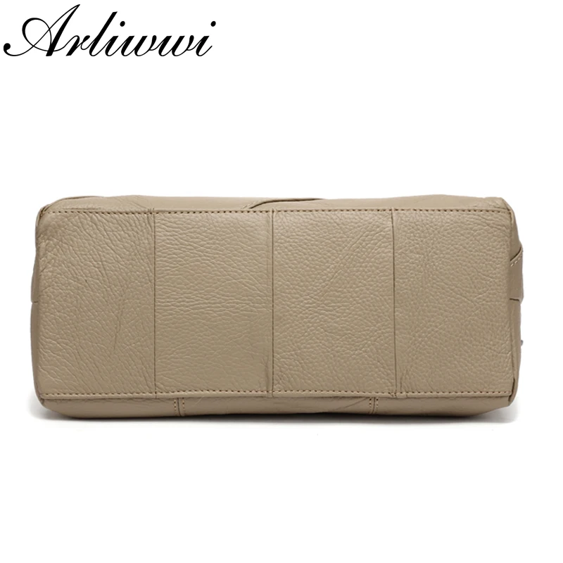  Arliwwi 100% Real Cow Leather Designer Women Shoulder Handbag Extra Soft Cowhide Genuine Leather Ba - 32976418337