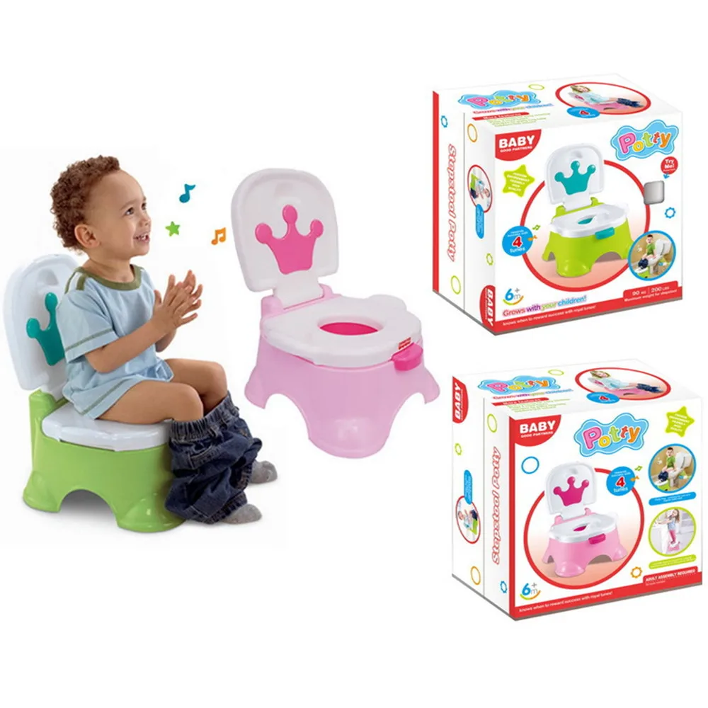 

Kids Music Toilet Portable Baby Cute Toilet Seat Pot Potty Training Seat Children's Potty Baby Toilet Bowl Pot Potty Toilet