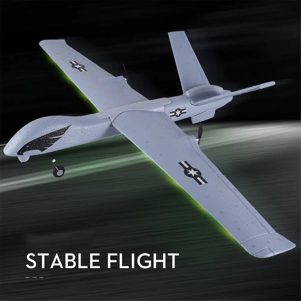 Z51 Predator 2,4G 2CH 660 мм размах крыльев пульт дистанционного управления RC самолет фиксированное крыло планер Дрон со встроенным гироскопом Дети Рождественский подарок