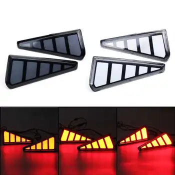 

2pcs Taillight Tail Light Rear Bumper Light Stop Brake DRL Running Lamp Reflector Lens Fog Lamp For Toyota Voxy 80 2016-2019