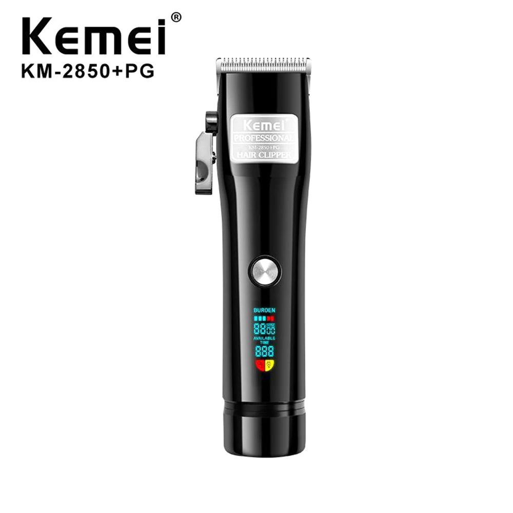 Kemei триммер для волос Машинка стрижки перезаряжаемая KM 2850 PG машинка 180 мин