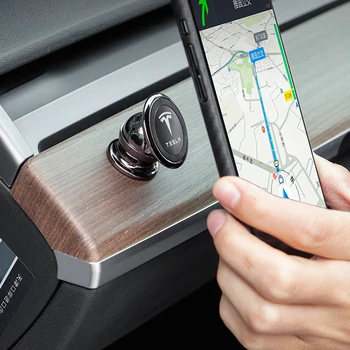 

Car Magnetic Sticker Mobile Phone Holder Sticky Bracket For Tesla Model 3 X S Universal Car Accessories