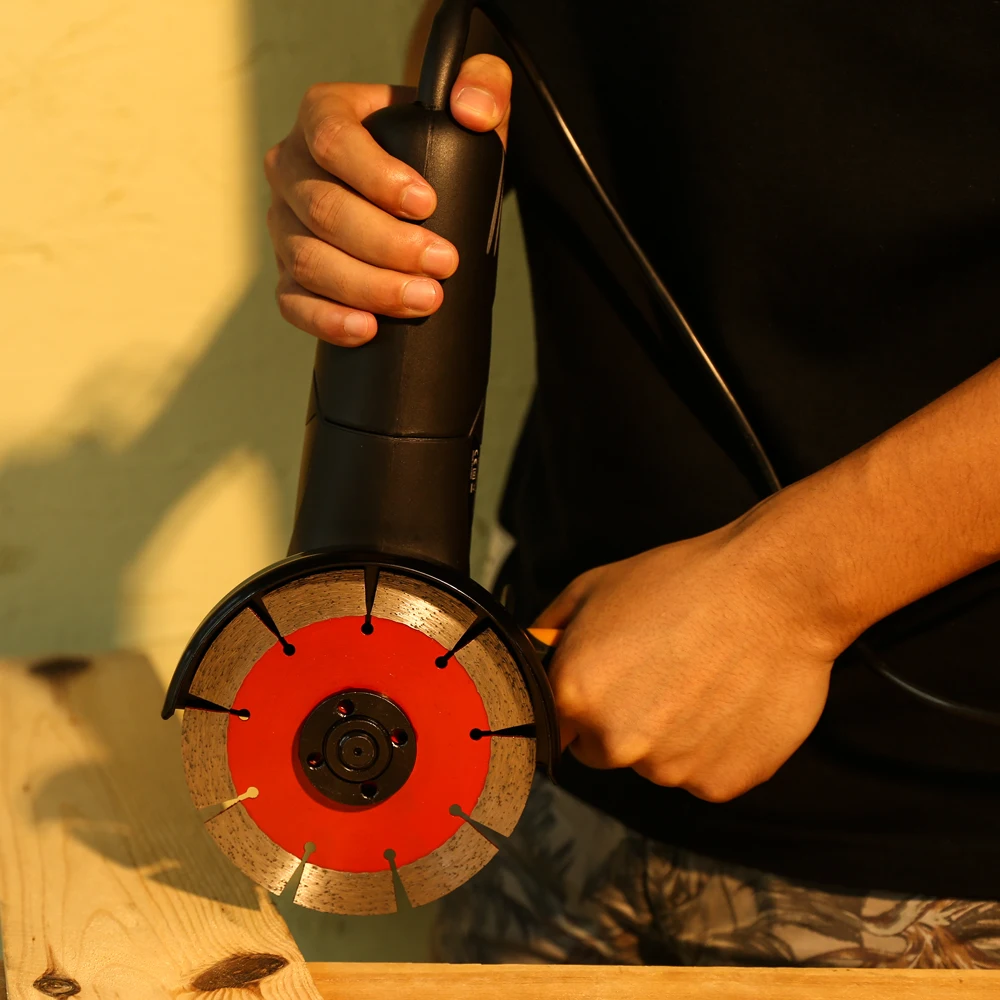 DEKO DKAG25LD1/DKAG25LD2 Electric Angle Grinder Grinding Machine Variable Speed Wood/Metal Cutting Tool