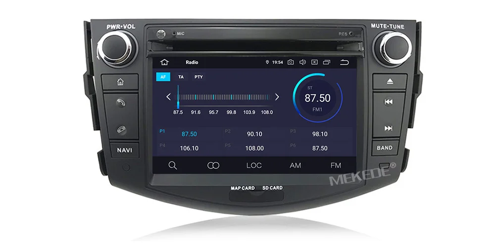 Cheap MEKEDE PX5 4+64G  android 9.0 car dvd gps navigation player For Toyota RAV4 Rav 4 2007-2011 car radio Multimedia stereo 8 core 10