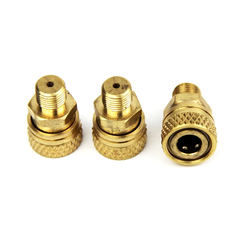 Фиттинг для пейнтбола 3 шт. M10X1 и 1/8 BSPP & NPT PCP 8 мм медь быстрое отсоединение