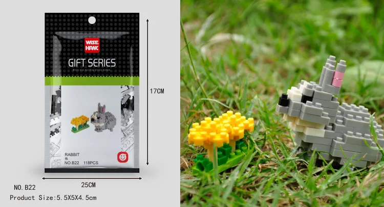 Animal Series Mini Building Blocks Set