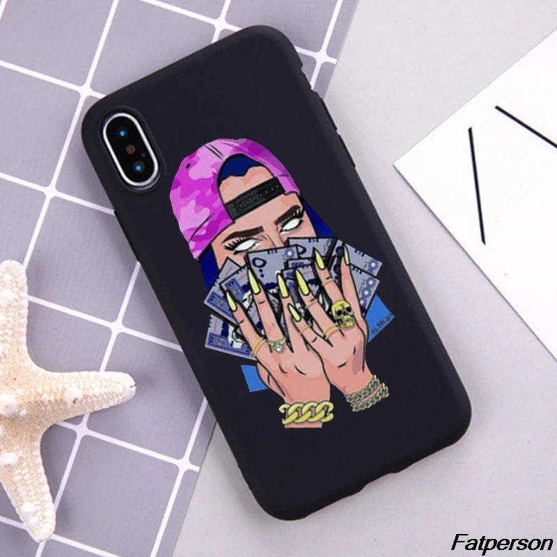 Забавный силиконовый чехол для iPhone XS Max X XR 8 7 6s Plus | Мобильные телефоны и