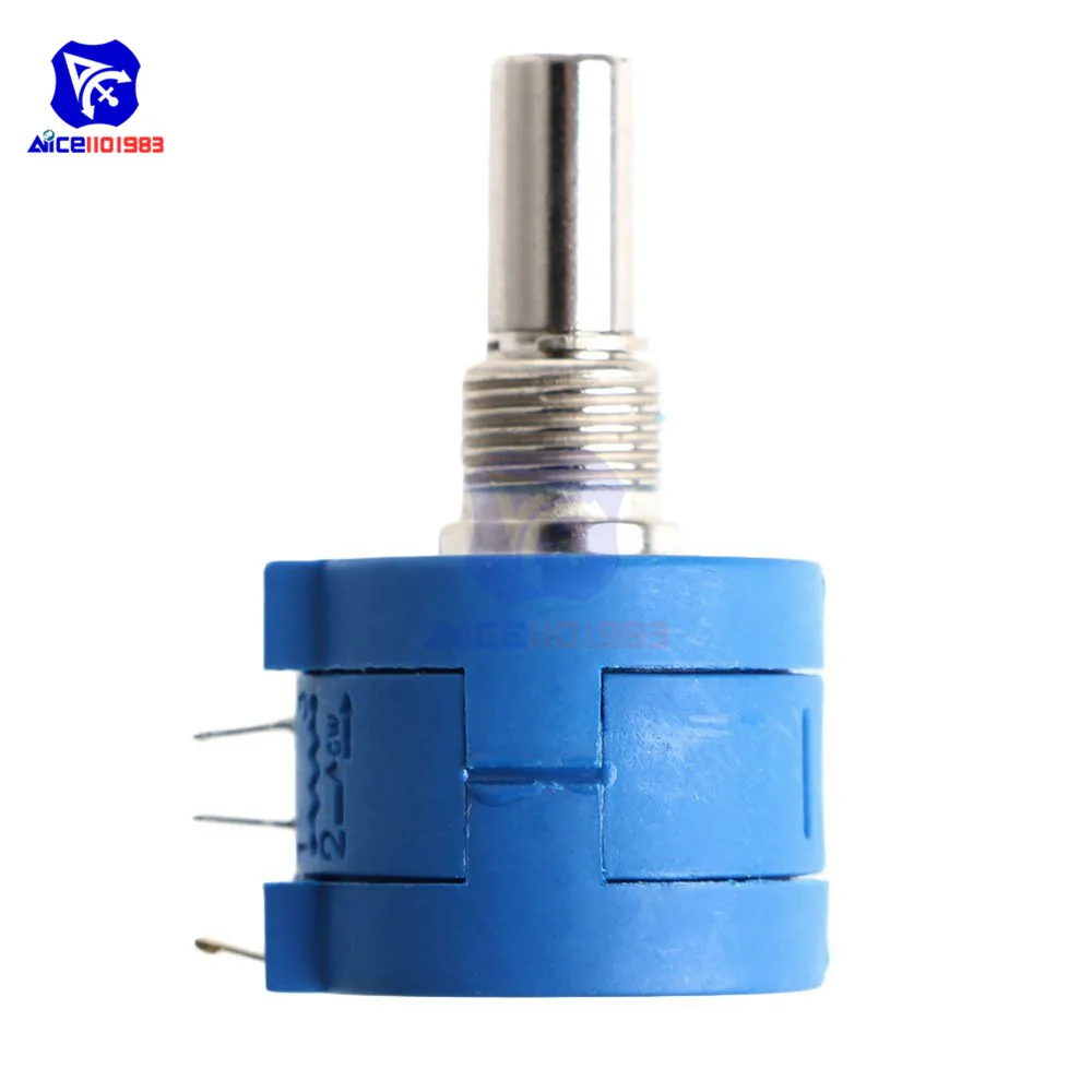 Wirewound Potentiometer 3590S 500R 1K 2K 5K 10K 20K 50K 100K&Omega; 10-Turns Linear Rotary