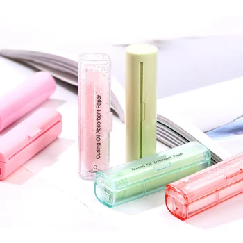 

3Pcs Roller Oil Absorbing Paper Oil-control Soft Face Oil Absorbing Sheet Oil Blotting Paper Makeup Tools Accessories NJ