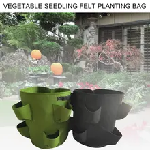 

Strawberry Grow Bags For Plant Hanging Plant Grow Pots Felt Planting Bag Vegetable Fruit Plant Bags Garden Tools