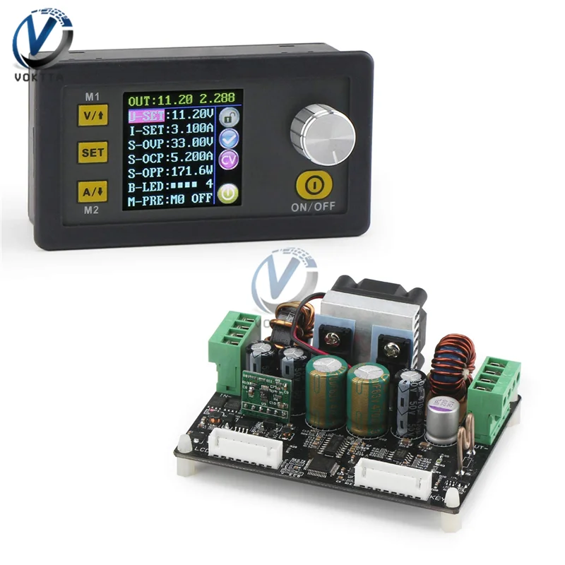 DPH3205 DC6-40V цифровой контроль импульсный регулятор блок питания интегрированный измеритель напряжения тока 160 Вт регулируемый модуль питания