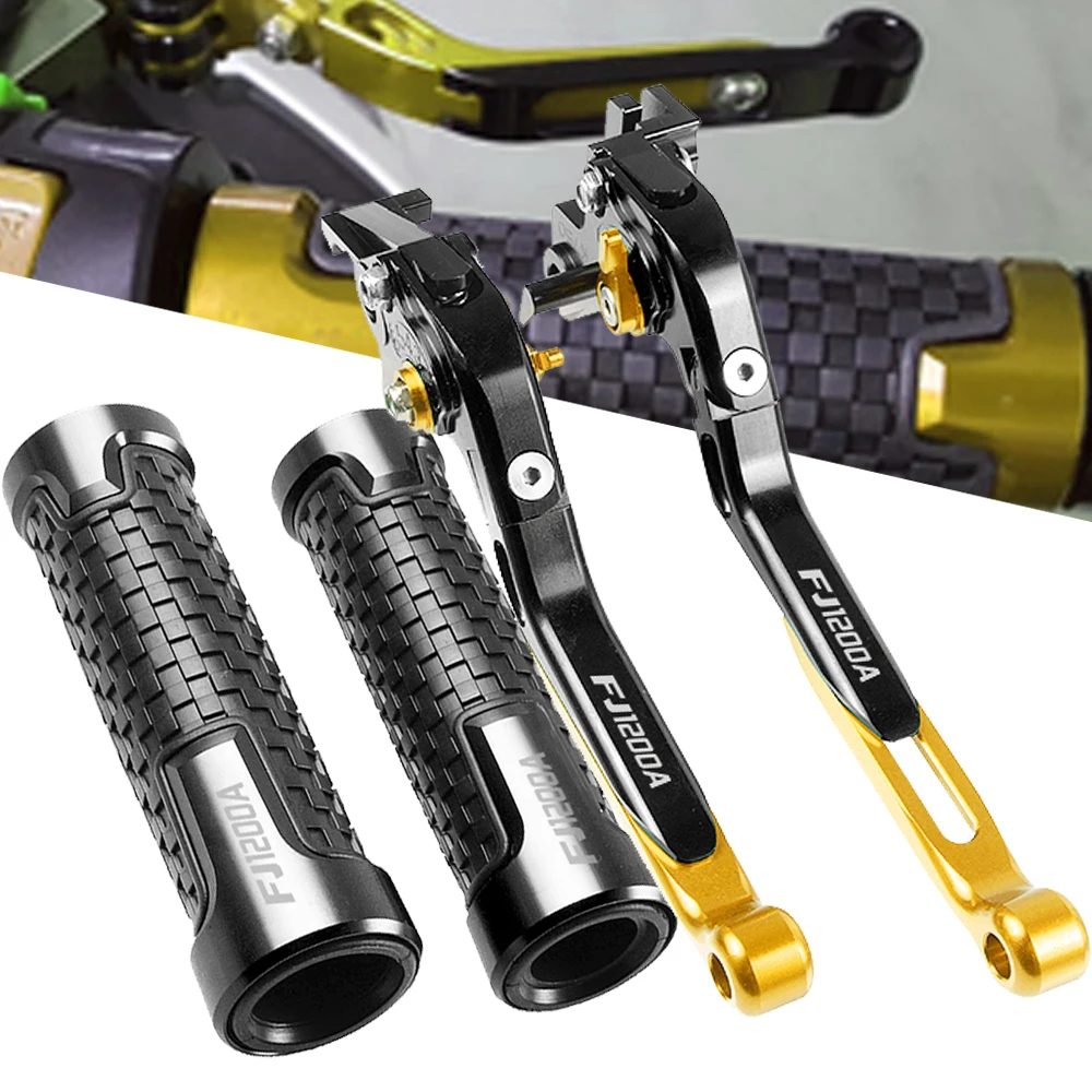 

For YAMAHA FJ1200A FJ 1200A FJ-1200A 1992 1993 Motorcycle Adjustable Folding Extendable Brake Clutch Levers Handlebar Hand Grips