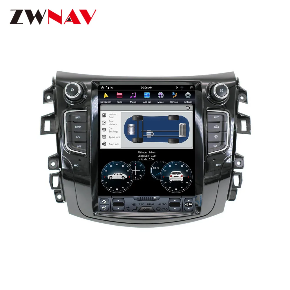 Clearance PX6 4GB RAM Tesla Style Android 8.1 Car GPS Navigation For NISSAN NP300 Navara 2014-019 Head Unit Multimedia Radio Tape Recorder 12