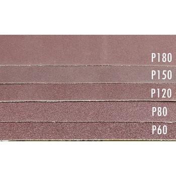 

Kit Sanding Belts Abrasive Sandpaper Red Brown Aluminium Oxide Grinding Tool