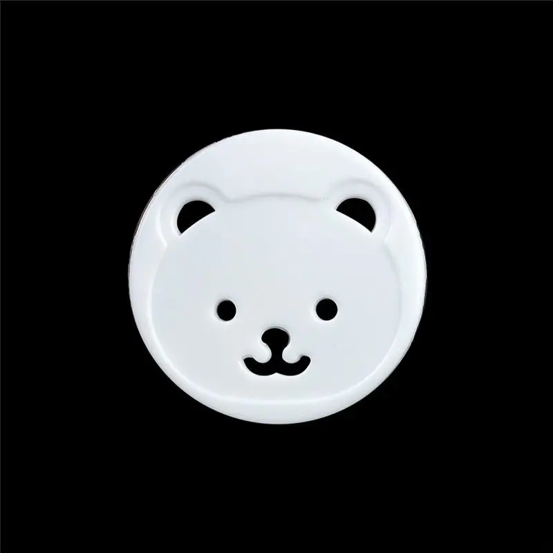 용 전기 충격 방지 플러그, 귀여운 곰 패턴, EU 플러그 커버, 콘센트 보호, 1 세트, 3 세트, 5 세트