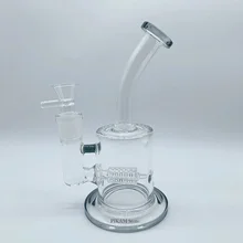 Vase en verre pour narguilé, 10 pouces, tuyau de fumée gris, accessoires, Tubes à fumer, décoration de maison, cadeaux pour amis