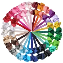 В европейском и американском стиле, лидер продаж 4,5 дюймов с бантом для малышей Детская повязка для волос резьбы лента для волос, бабочка лента для волос аксессуары для волос